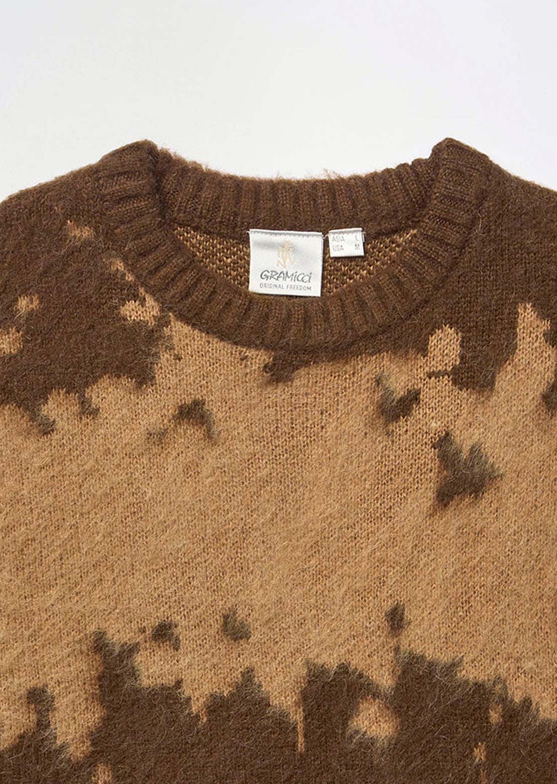 Gramicci Unisex Mohair Splatter Sweater