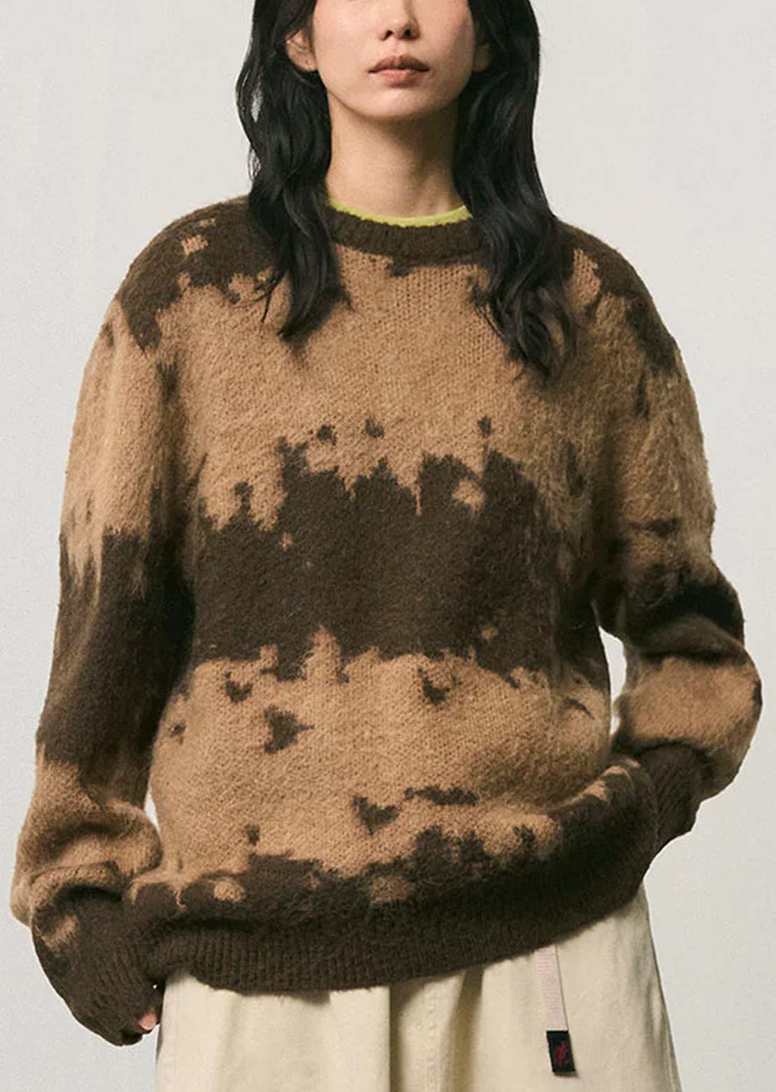 Gramicci Unisex Mohair Splatter Sweater