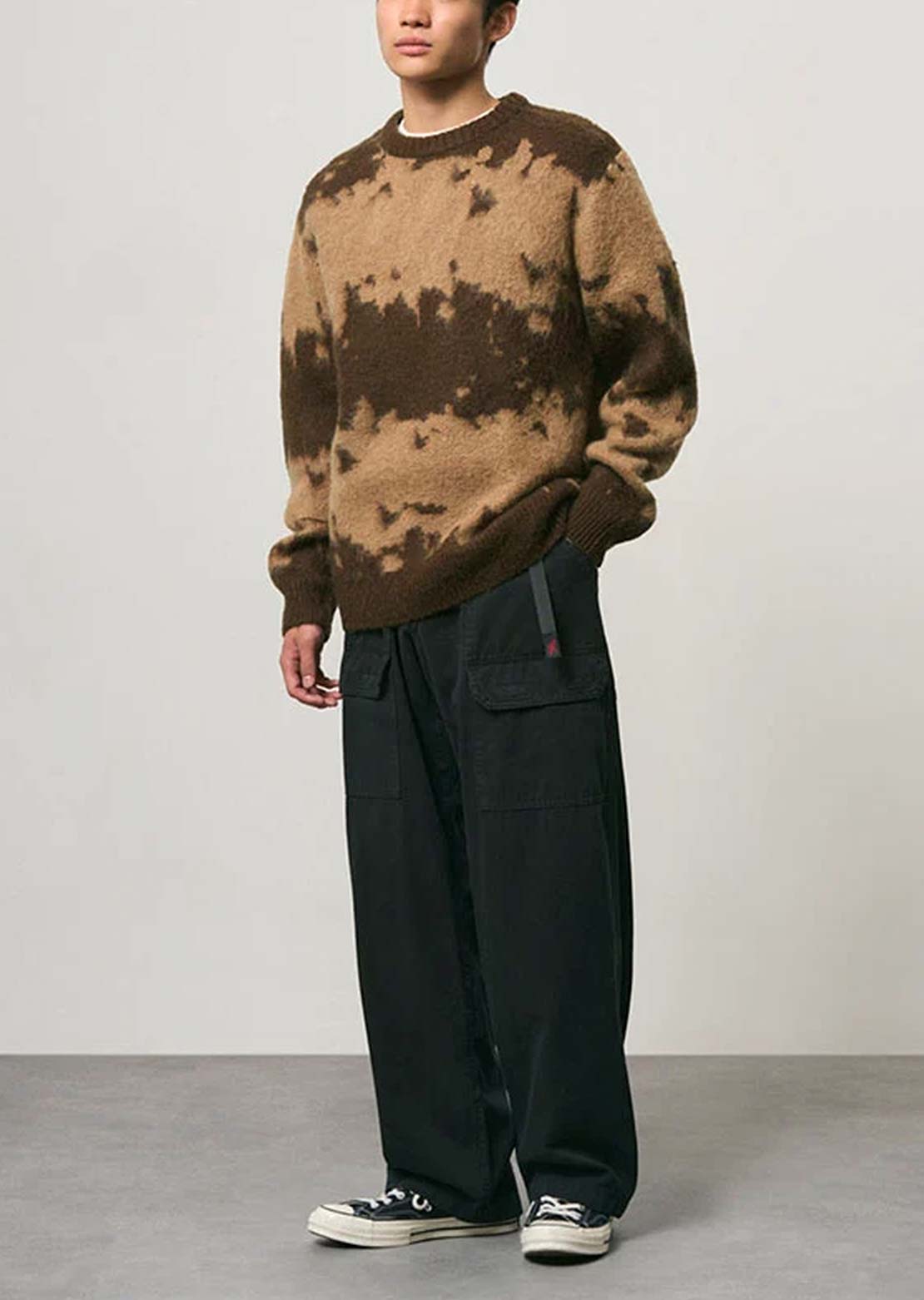 Gramicci Unisex Mohair Splatter Sweater