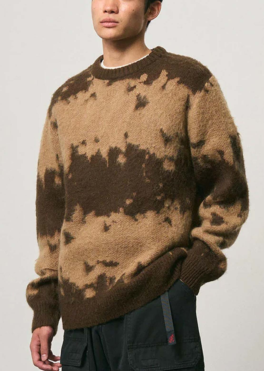 Gramicci Unisex Mohair Splatter Sweater