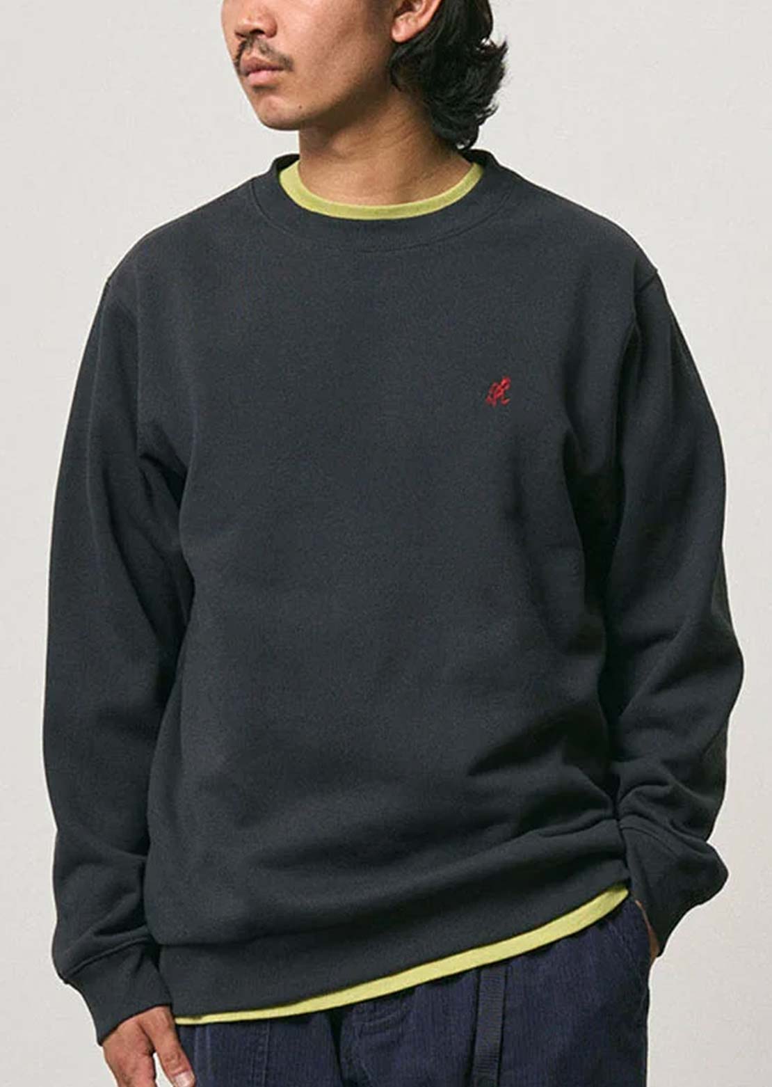 Gramicci Unisex One Point Crewneck Sweatshirt