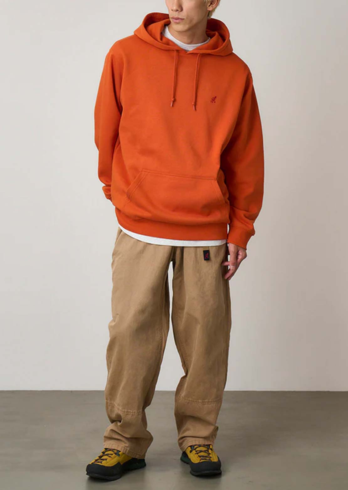 Gramicci Unisex One Point Hooded Sweatshirt Burnt Orange