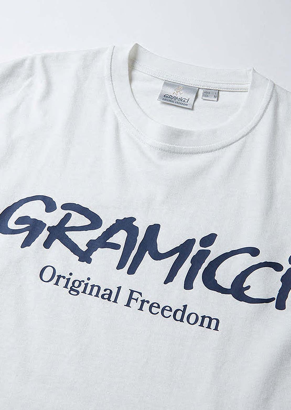 Gramicci Unisex Original Freedom Logo T-shirt White