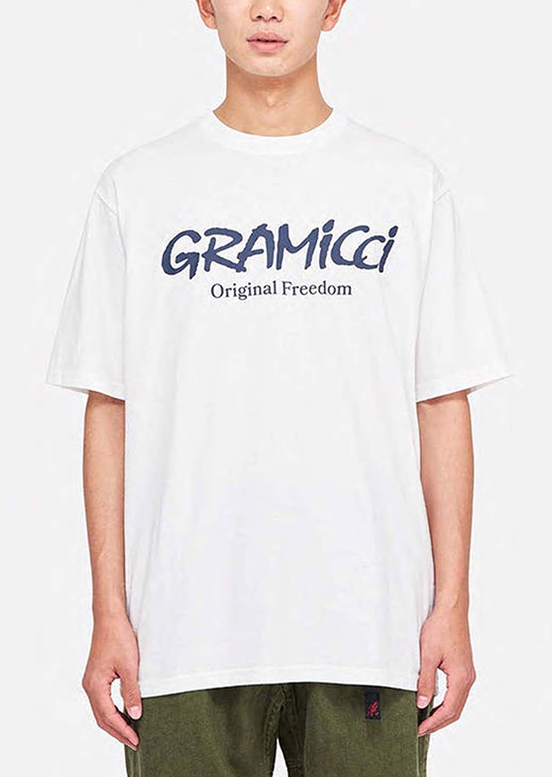 Gramicci Unisex Original Freedom Logo T-shirt White