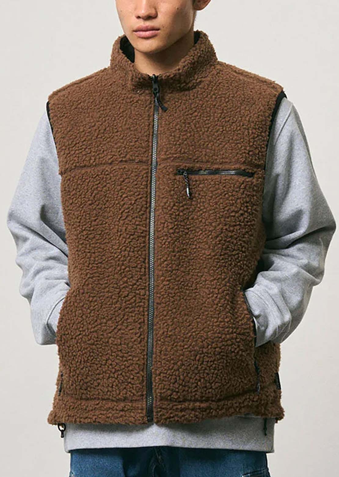 Gramicci Unisex Reversible Sherpa Vest