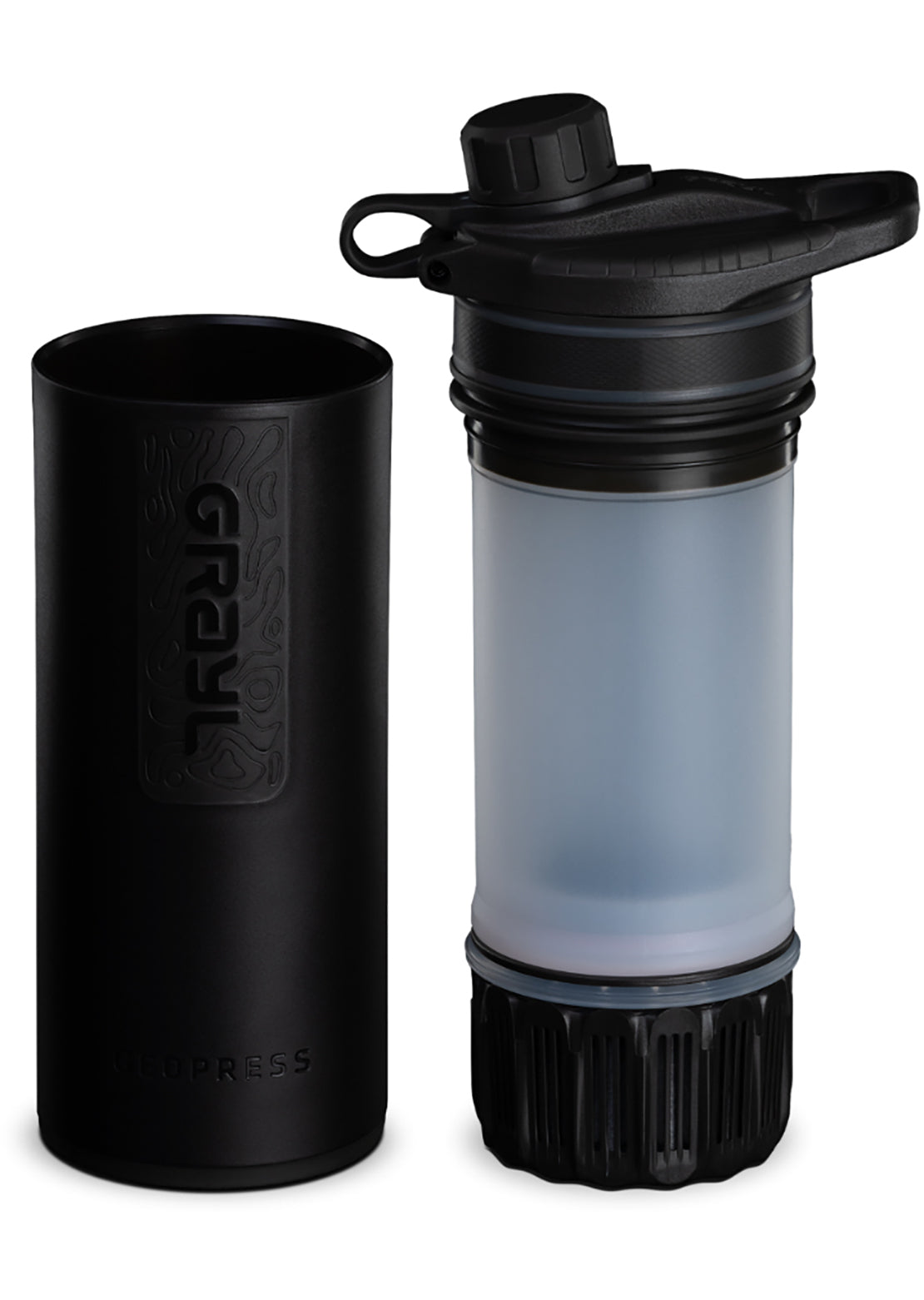 Grayl Geopress Water Purifier Covert Black