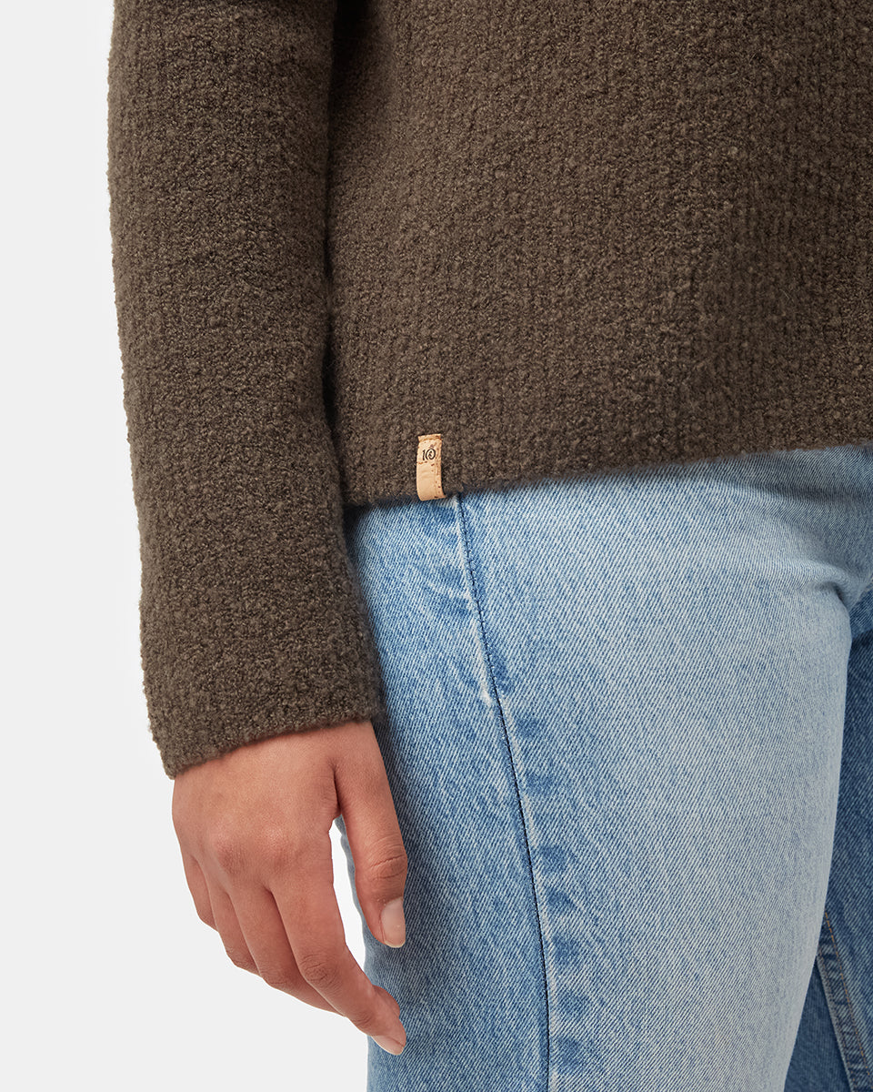 Tentree Women's Highline Fuzzy V-Neck Sweater
