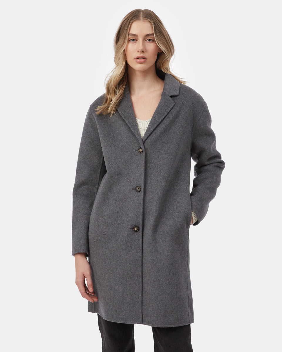 Tentree Women's Wool Longline Coat