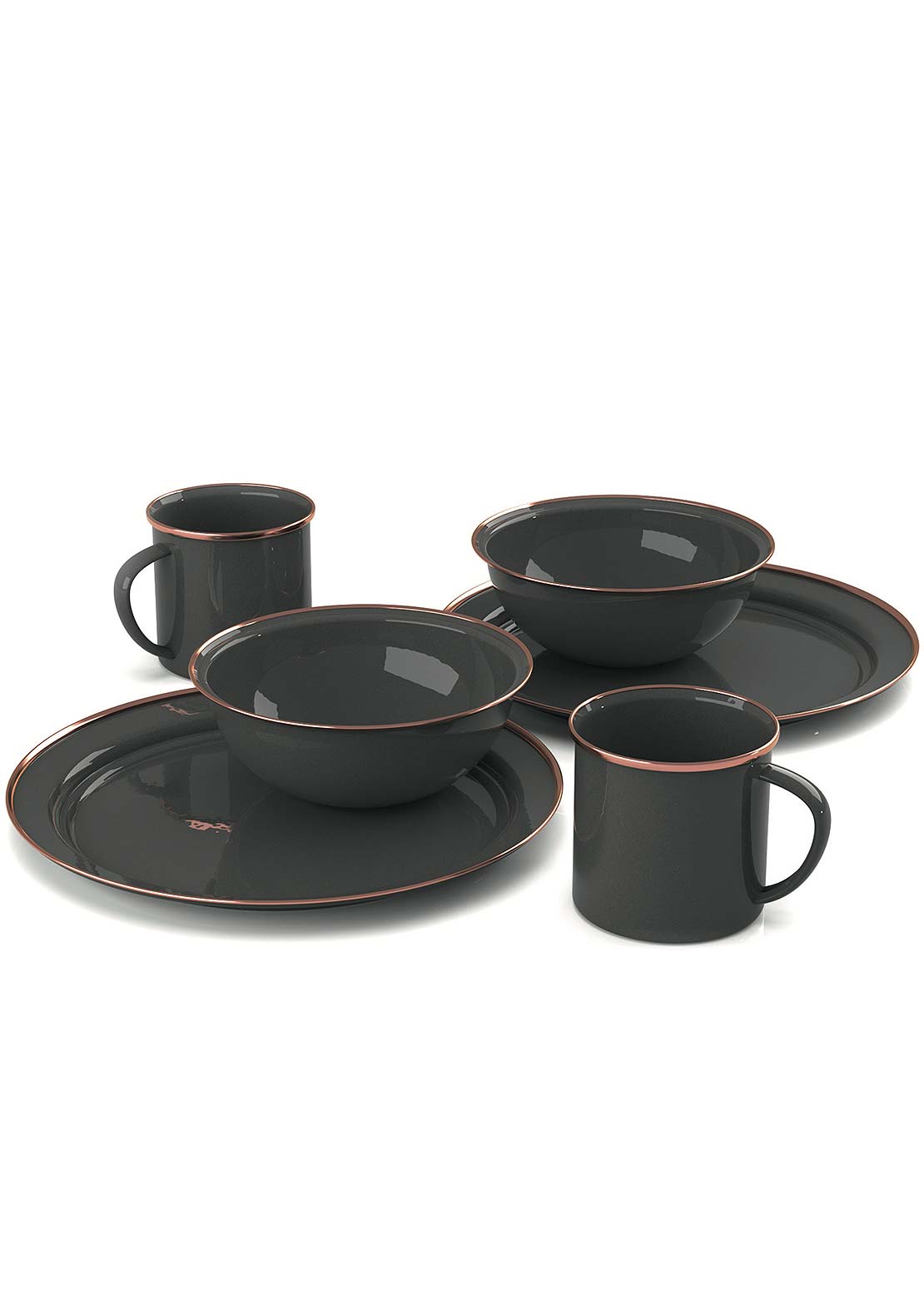 GSI Mesa 2 Person Tableware Set Shadow