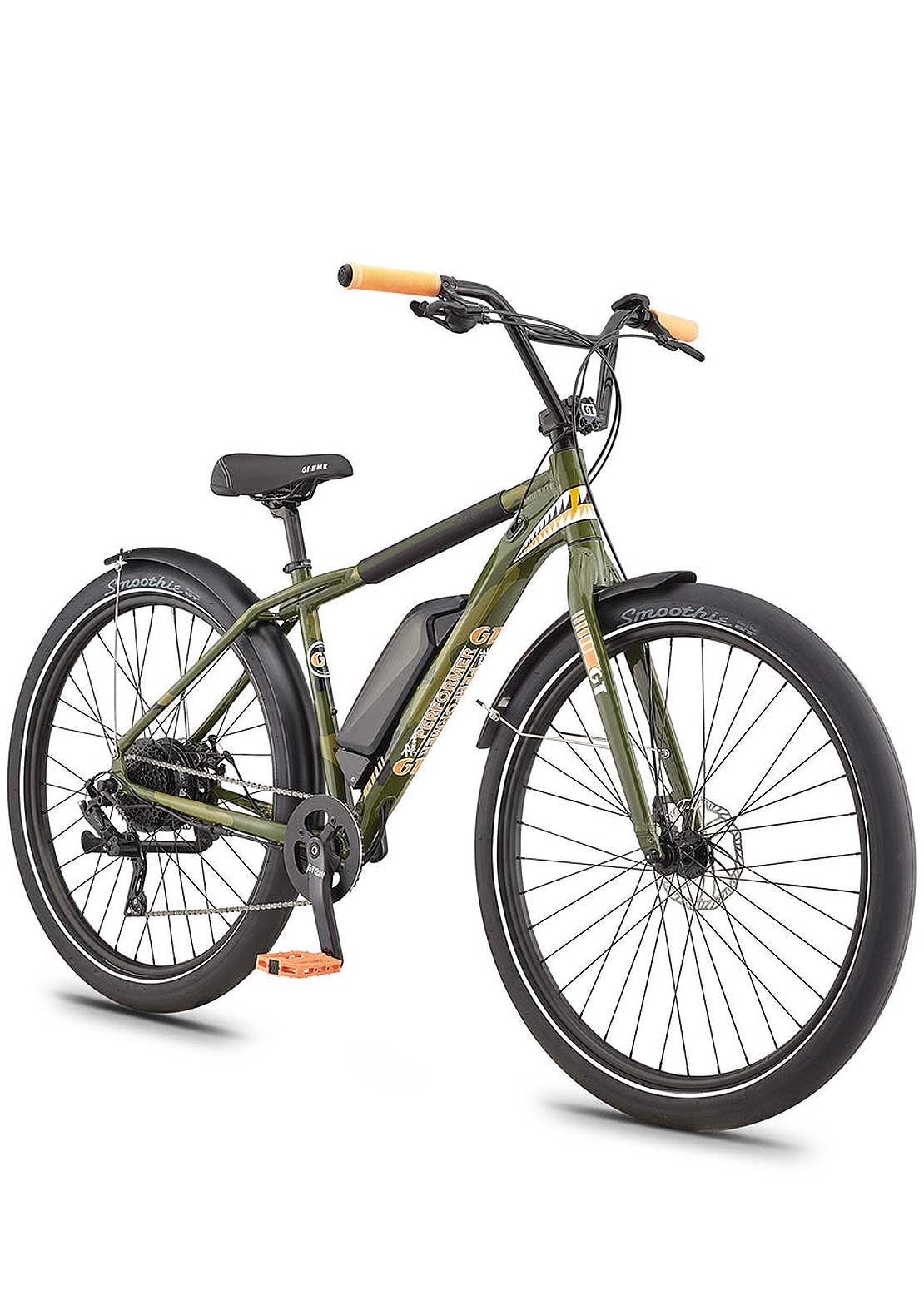 GT Bicycles Unisex Power Performer Electric Bike Camouflage