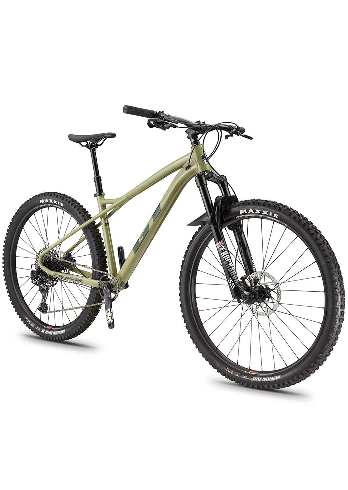 GT Men's Zaskar LT Al Expert Mountain Bike Olive