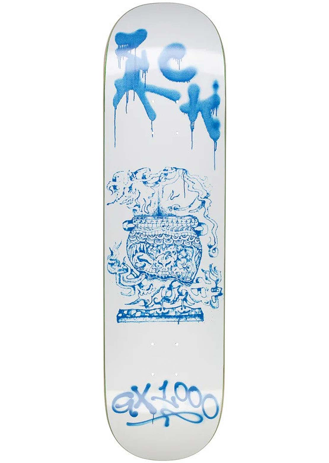 GX1000 Sincere Zack Krull Skateboard Deck White