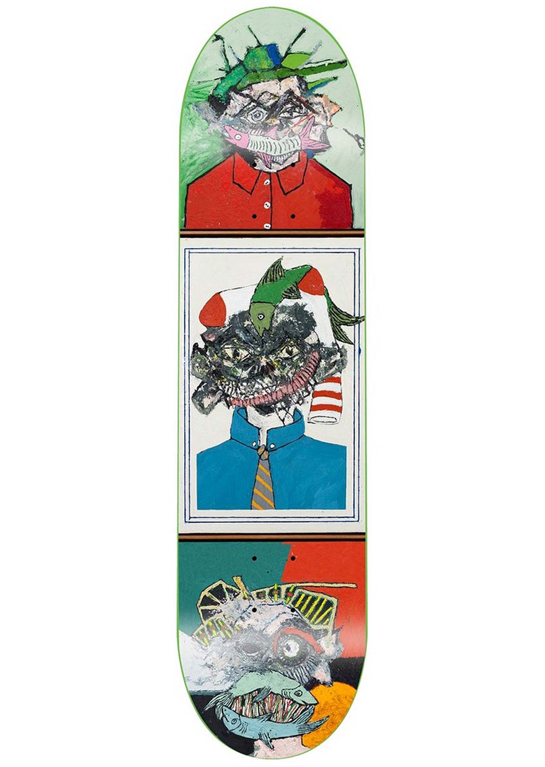GX1000 Unisex Faces #3 Greene Skateboard Deck