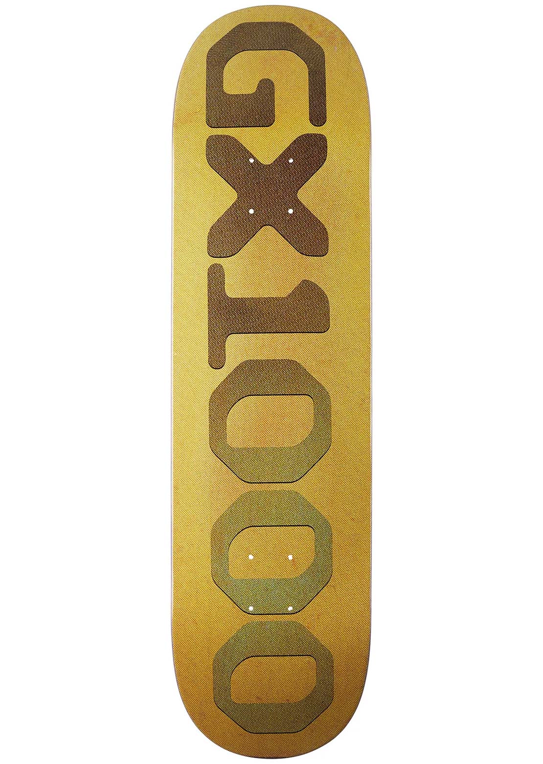 GX1000 Unisex OG Logo Patina Skateboard Deck Gold/Green