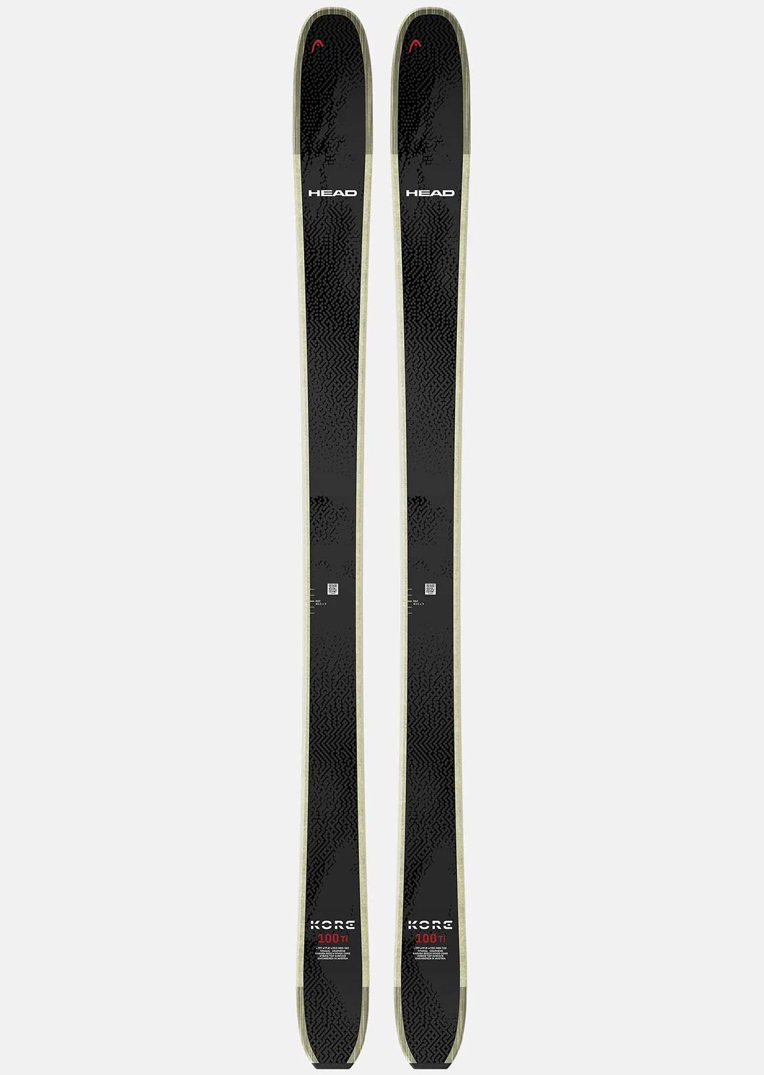 Head Unisex Kore 100 Ti Alpine Ski Black/Red