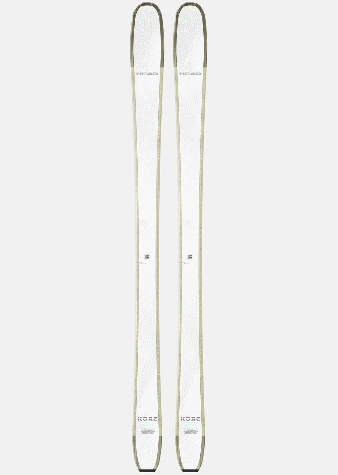 Head Women's Kore 87 Ti Alpine Ski White/Mint