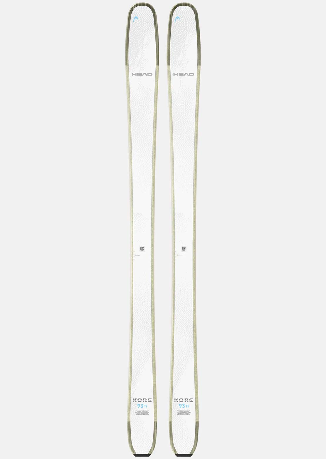 Head Women's Kore 93 Ti Alpine Ski White/Blue