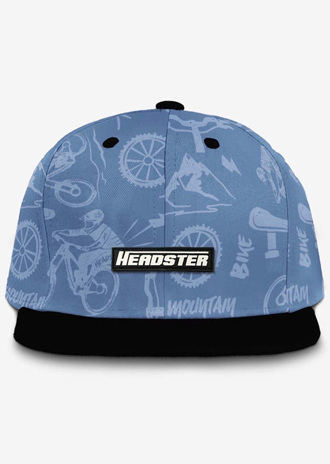 Headster Junior Gnarly Ride Snapback Cap Blue Fog