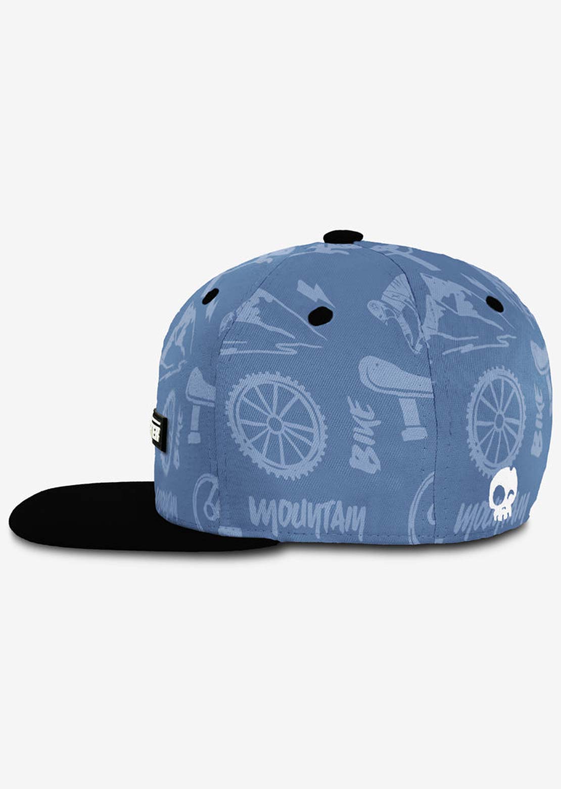 Headster Junior Gnarly Ride Snapback Cap Blue Fog