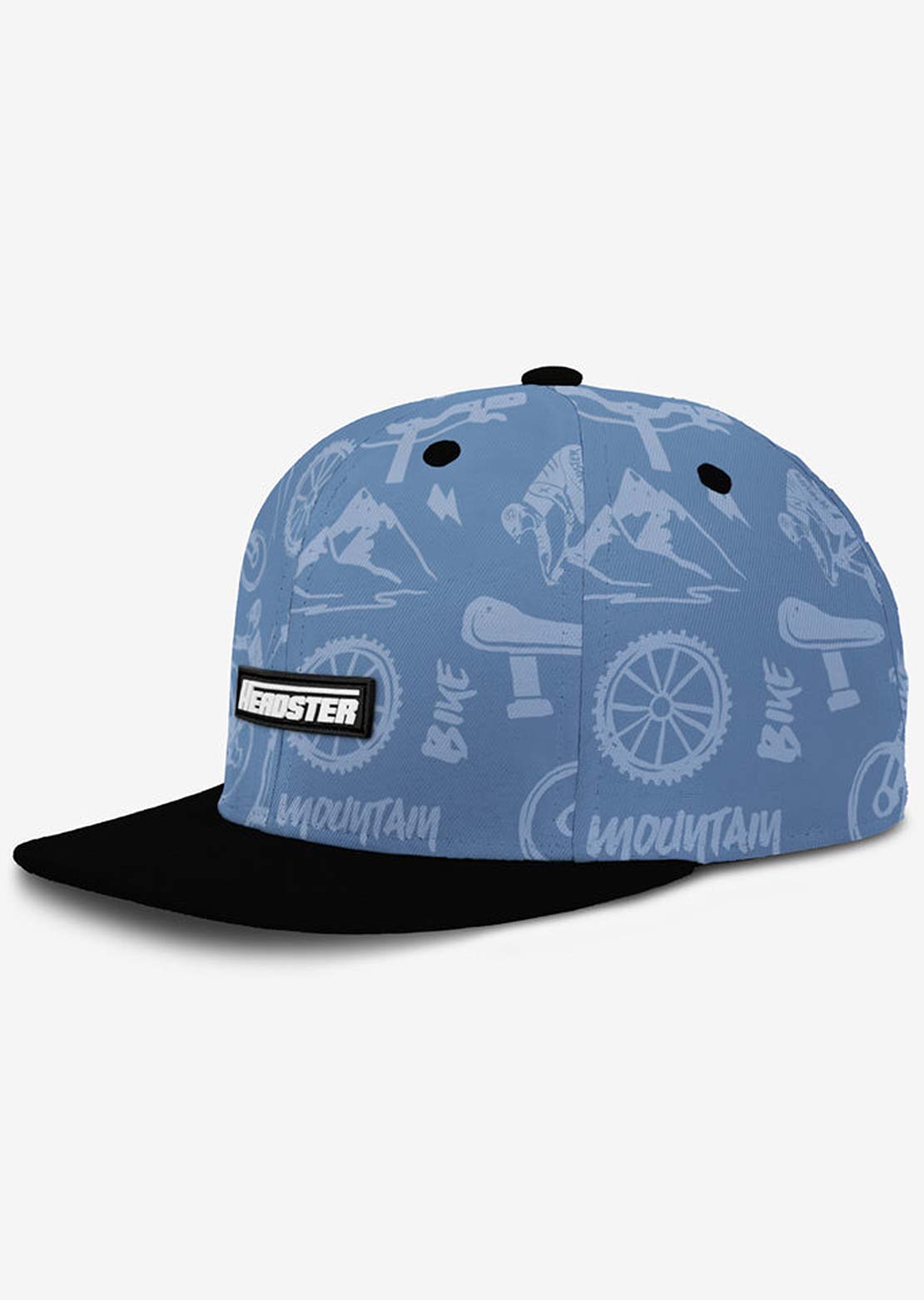 Headster Junior Gnarly Ride Snapback Cap Blue Fog