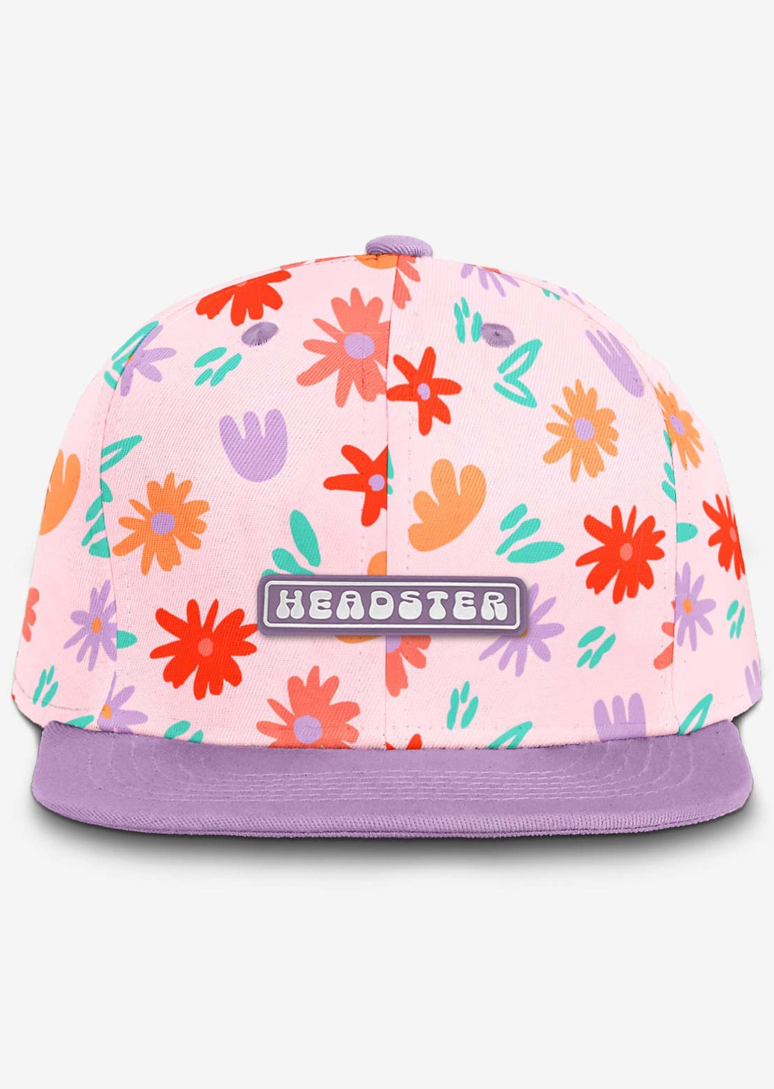 Headster Junior Painted Flowers Snapback Cap