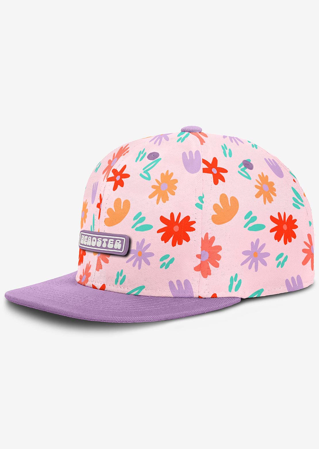 Headster Junior Painted Flowers Snapback Cap
