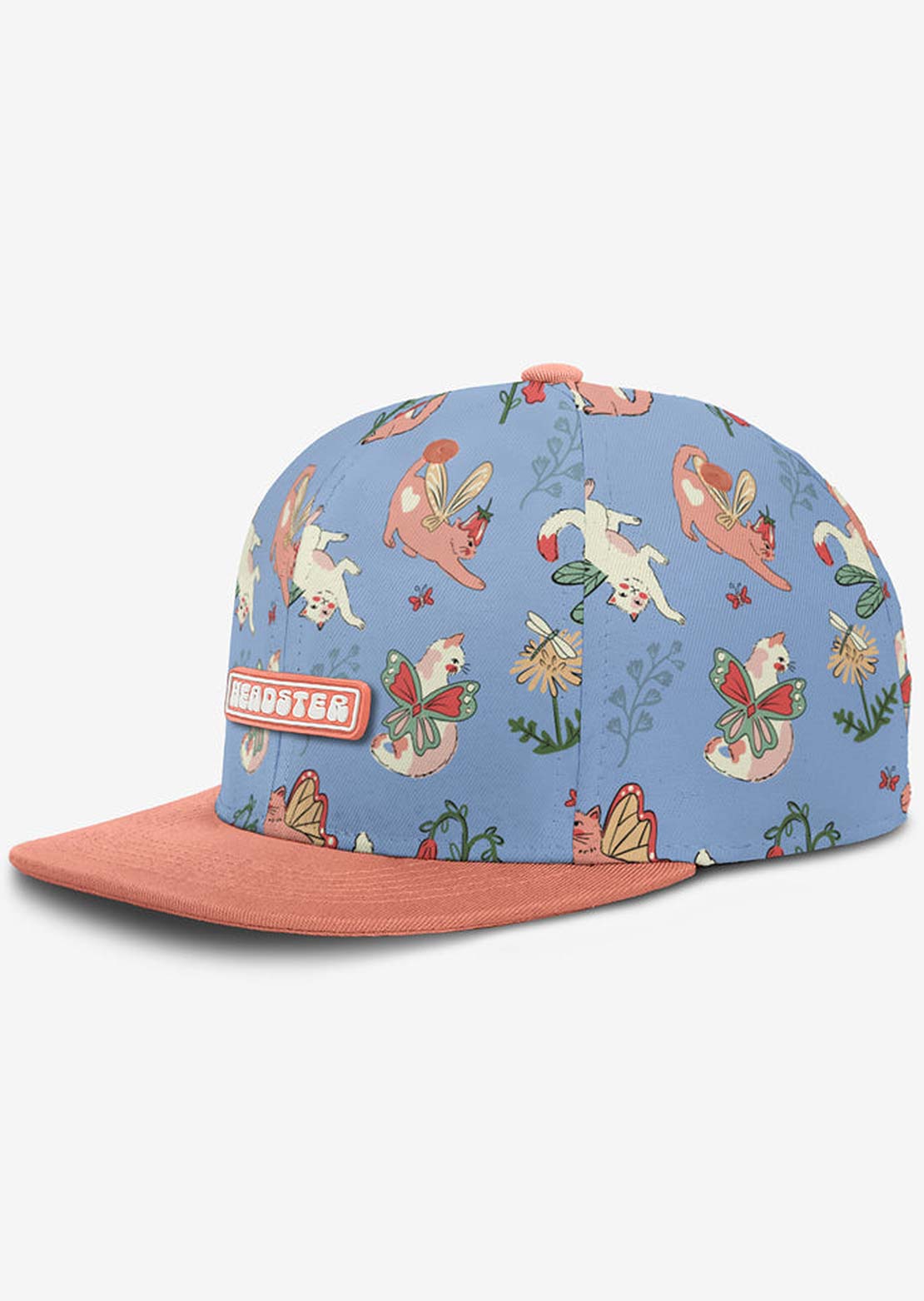 Headster Junior Purrfectly Magical Snapback Cap Periwinkle