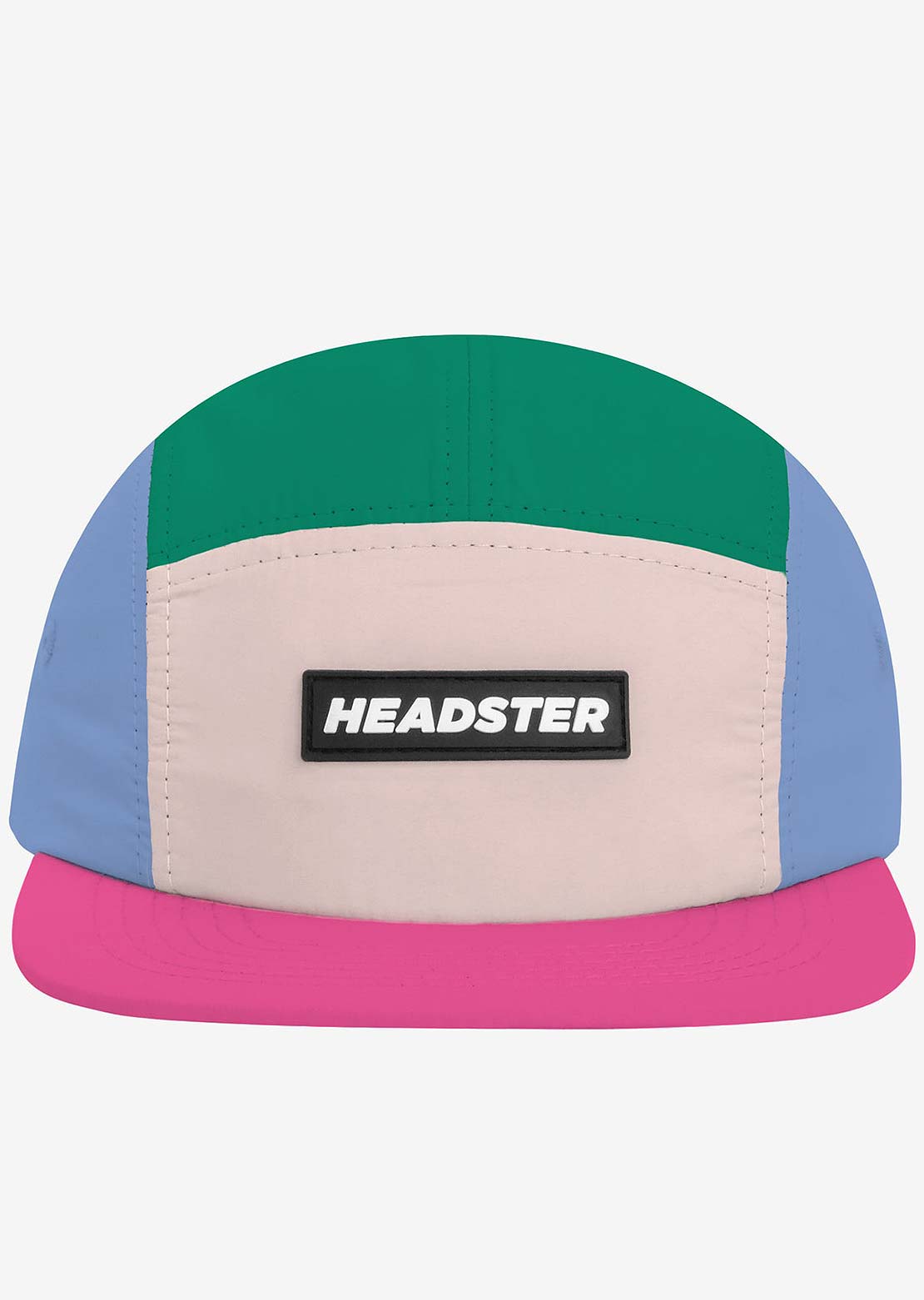 Headster Junior Runner Five Panel Cap Fuchsia