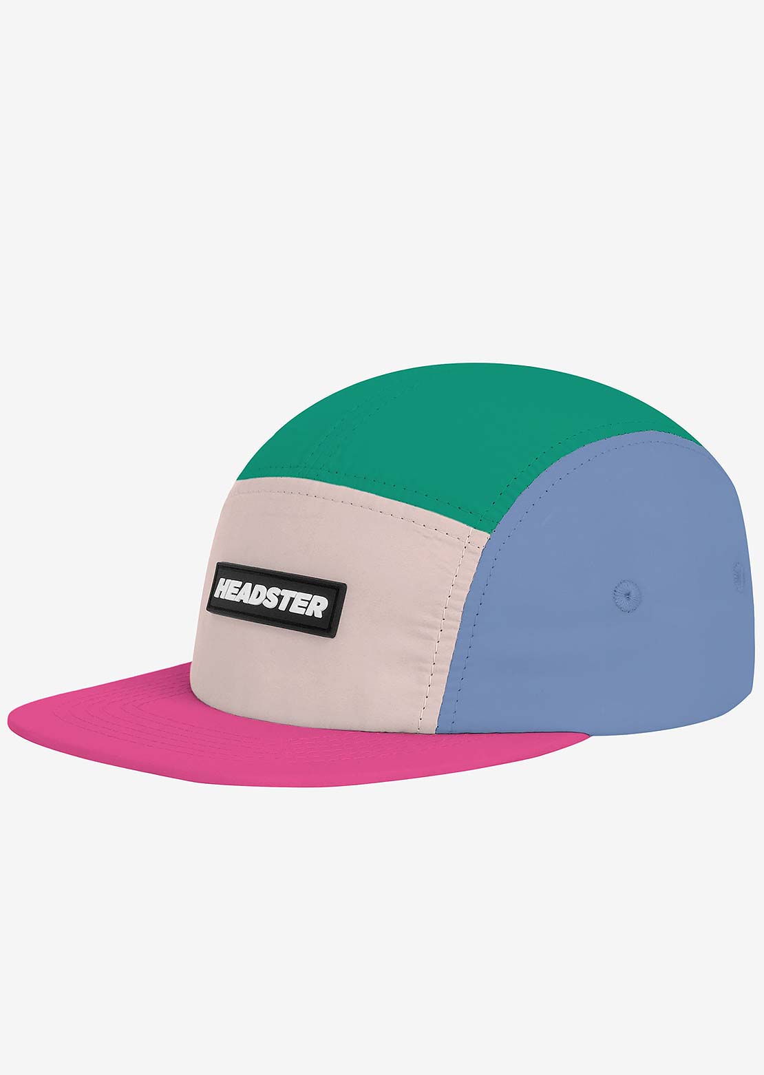 Headster Junior Runner Five Panel Cap Fuchsia