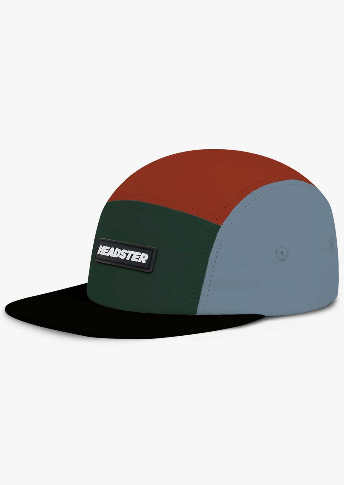 Headster Junior Runner Nylon Five Panel Cap Spruce Blue