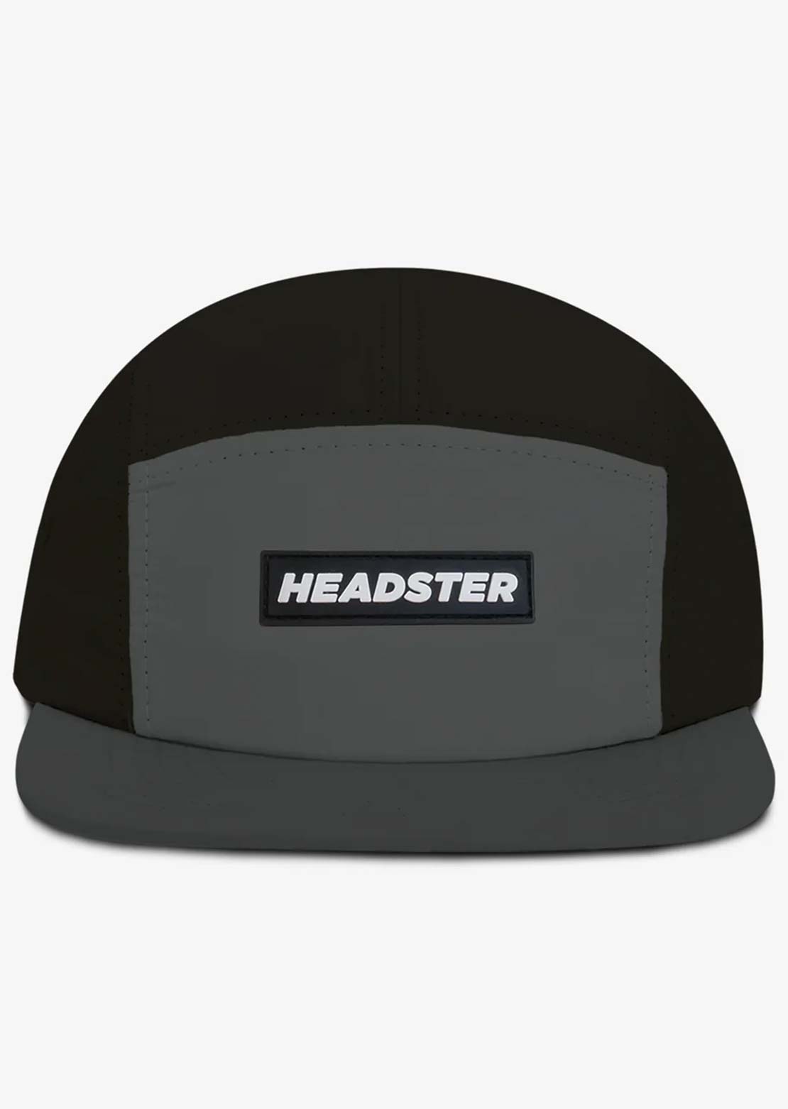 Headster Junior Runner Nylon Five Panel Cap Charcoal