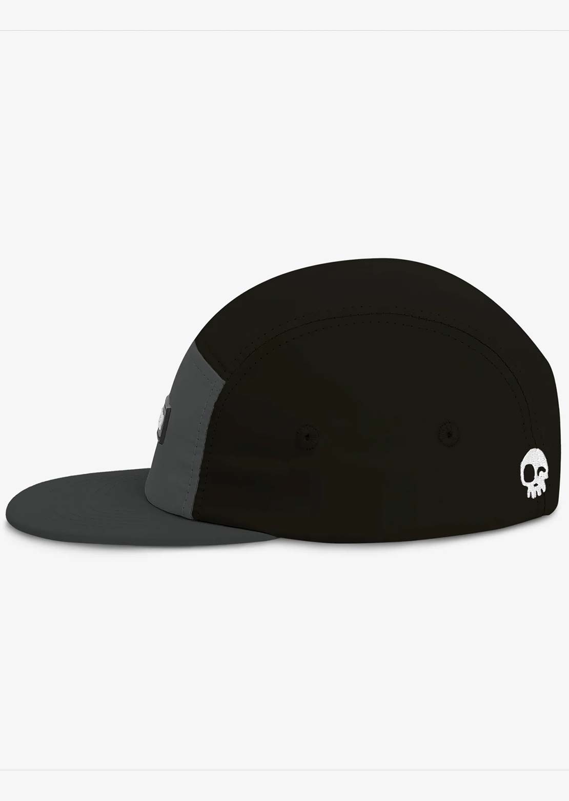 Headster Junior Runner Nylon Five Panel Cap Charcoal