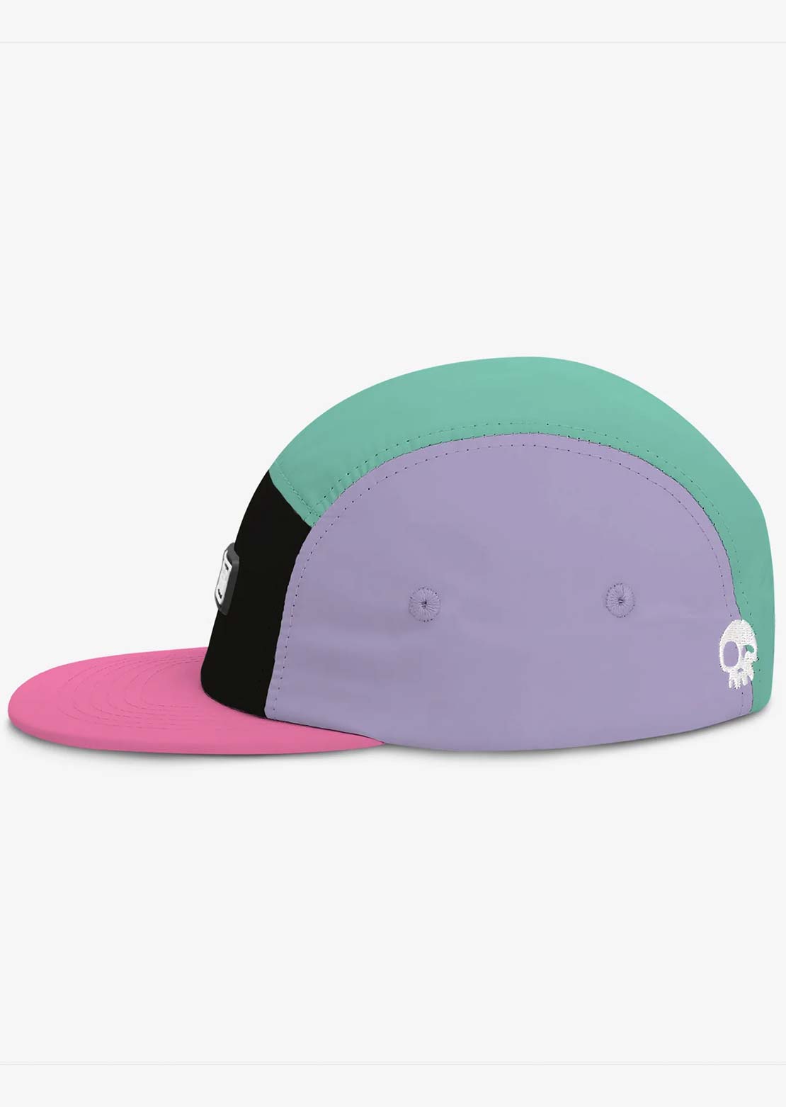 Headster Junior Runner Nylon Five Panel Cap Flushing Pink