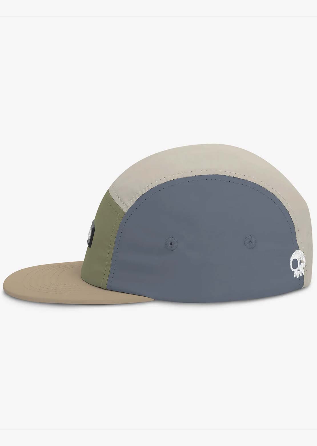 Headster Junior Runner Nylon Five Panel Cap Hedge Green