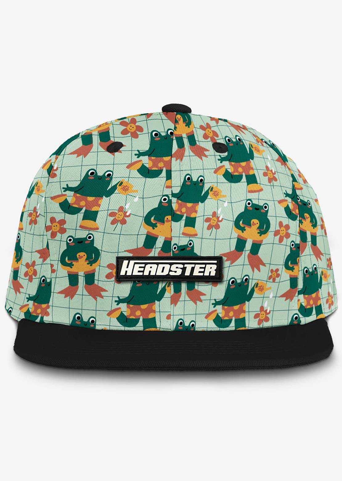 Headster Junior Toad Afloat Snapback Cap Pearl Harvest