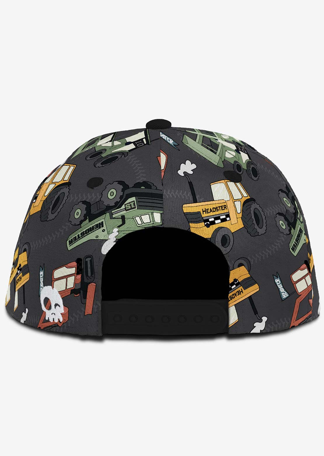 Headster Junior Under Construction Snapback Cap Charcoal
