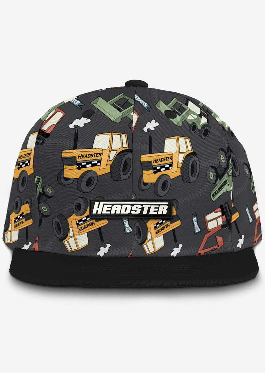 Headster Junior Under Construction Snapback Cap Charcoal