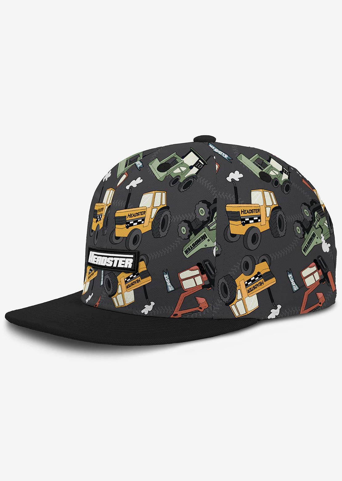 Headster Junior Under Construction Snapback Cap Charcoal
