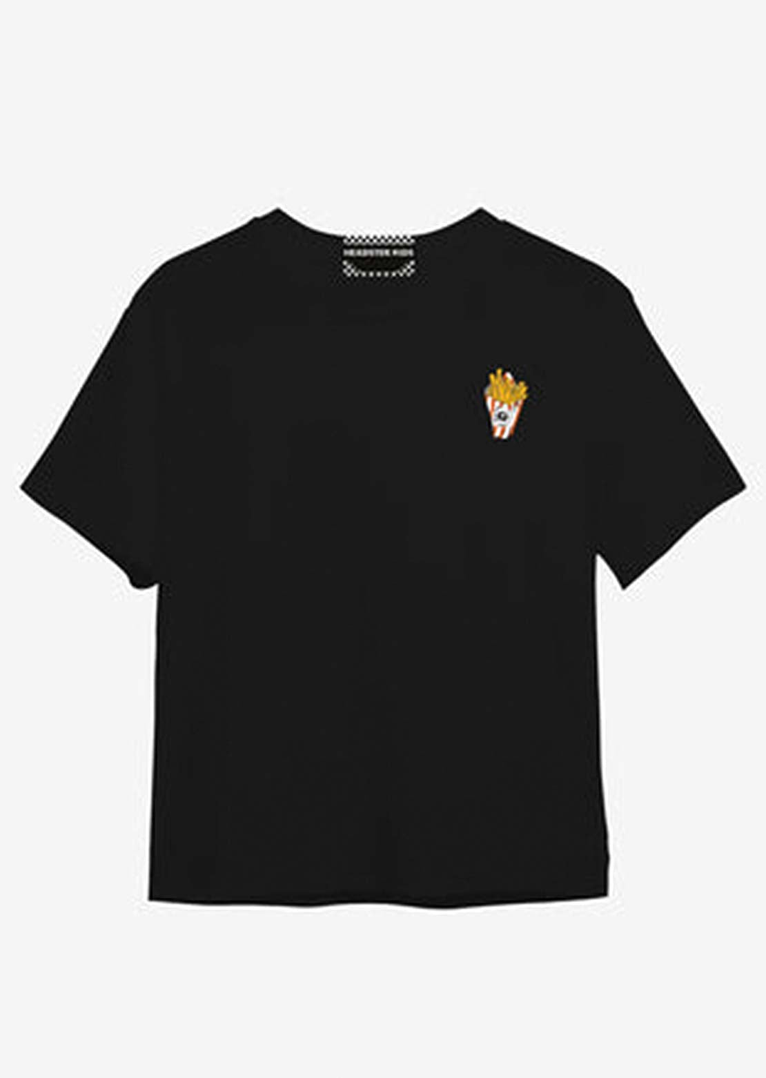 Headster Toddler Fish & Chips T-Shirt Black