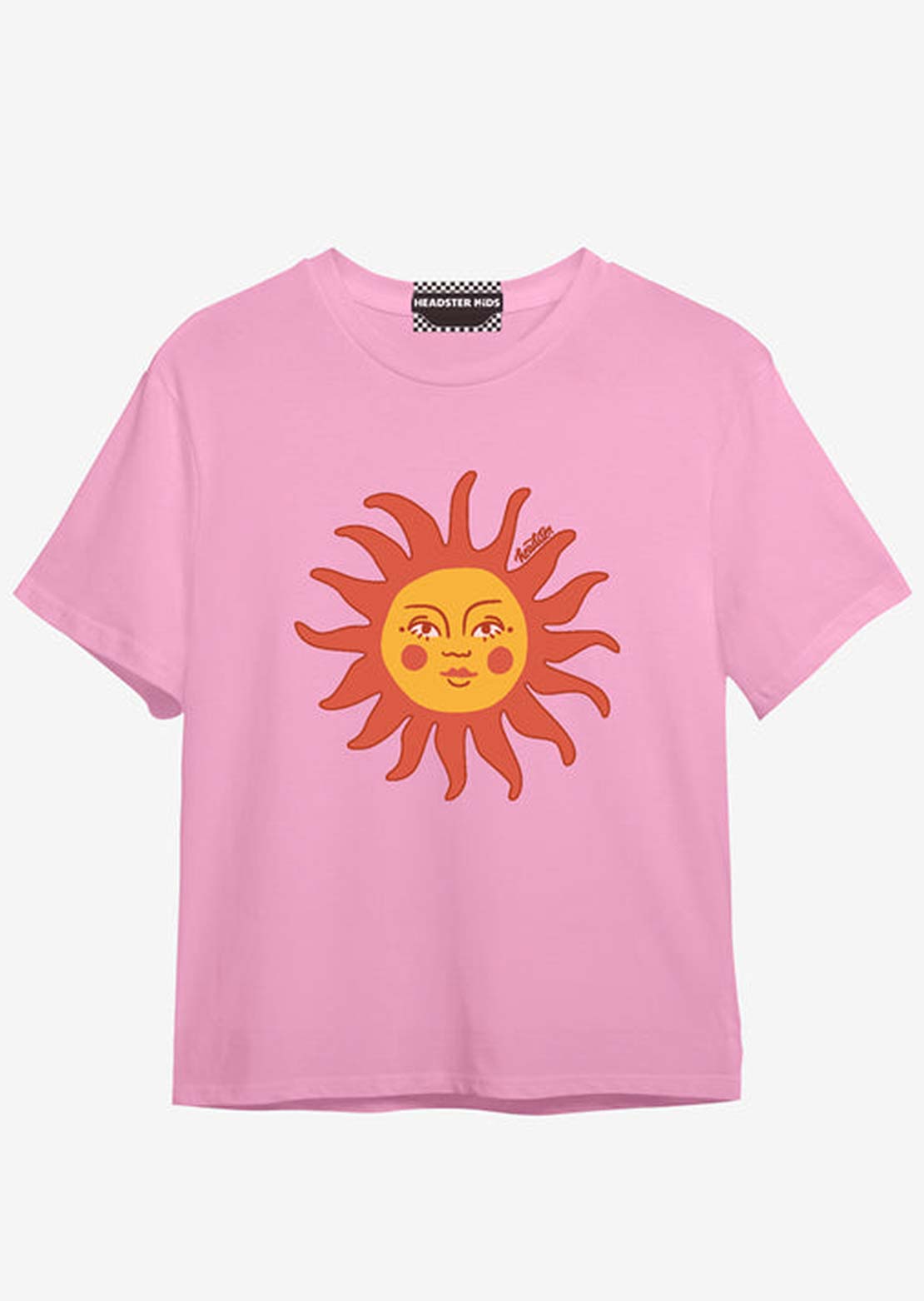Headster Toddler Horizon Sun T-Shirt Smart Pink