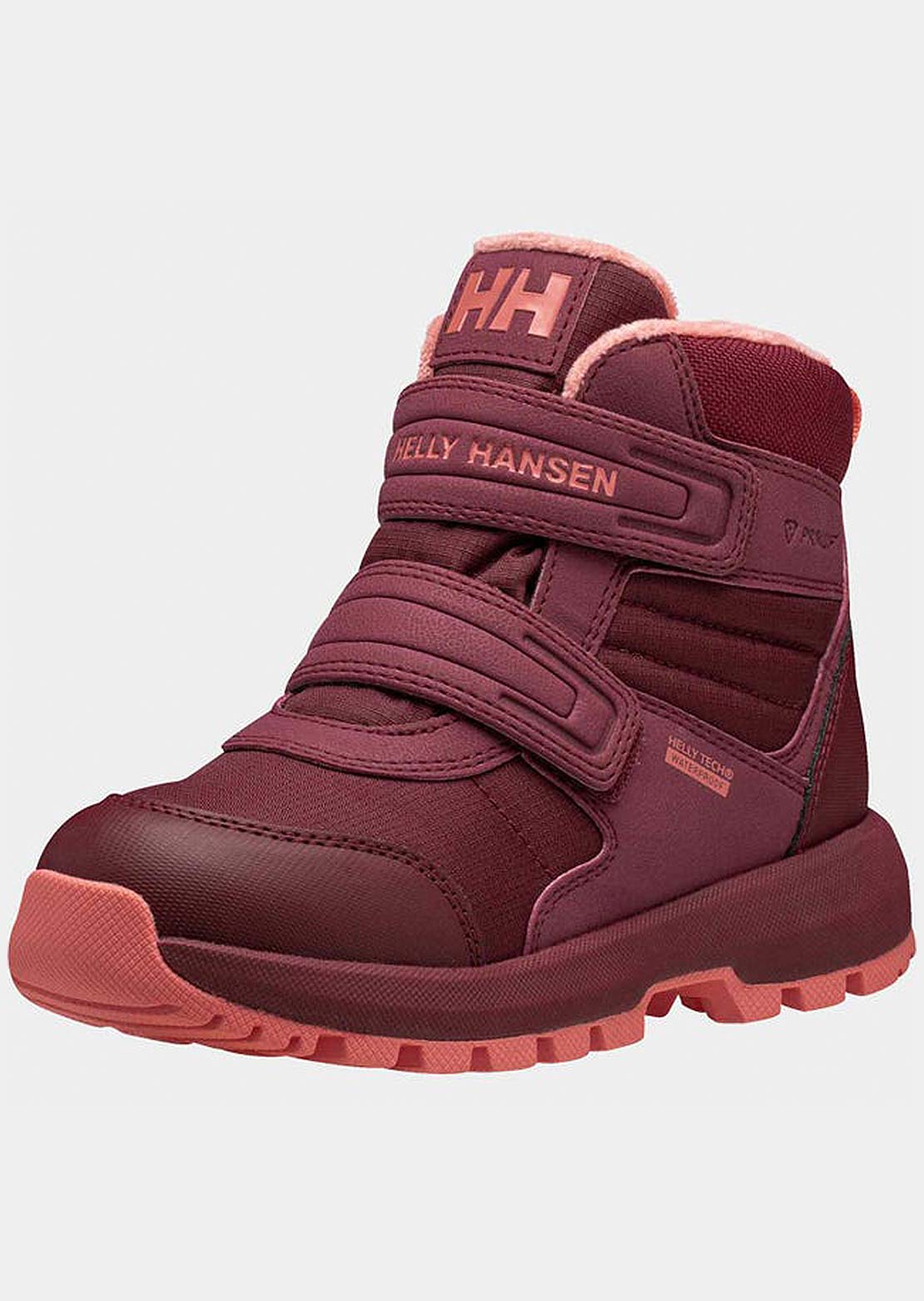 Helly Hansen Junior Bowstring HT Boots Hickory/Coral Almond