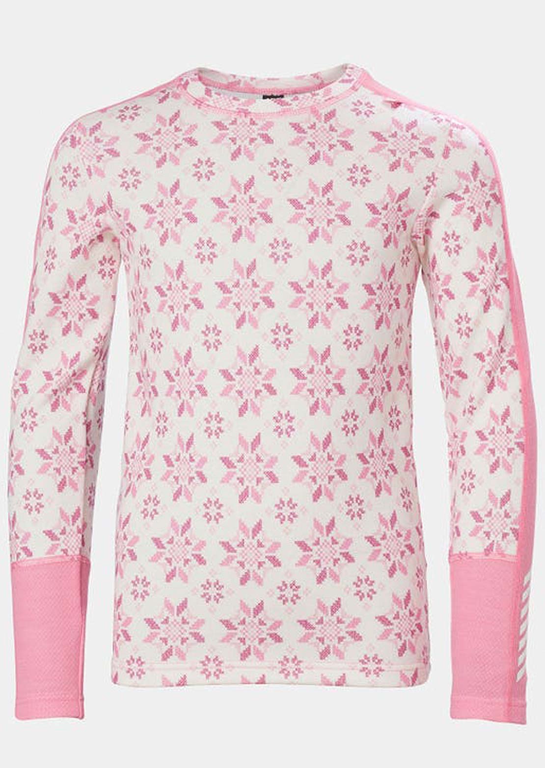 Helly Hansen Junior Graphic Lifa Merino Set Sugar Pink Snowflake Aop