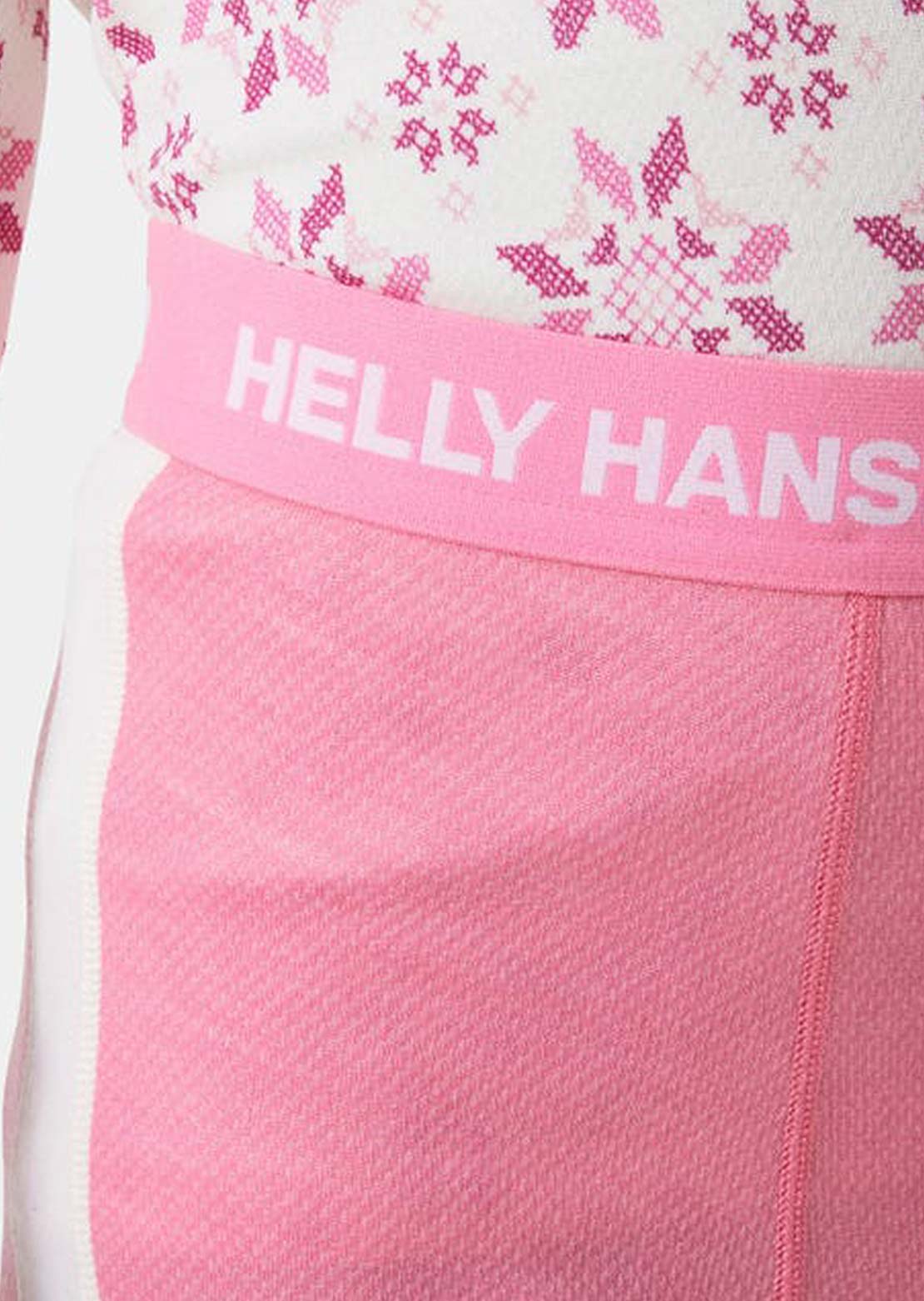 Helly Hansen Junior Graphic Lifa Merino Set Sugar Pink Snowflake Aop