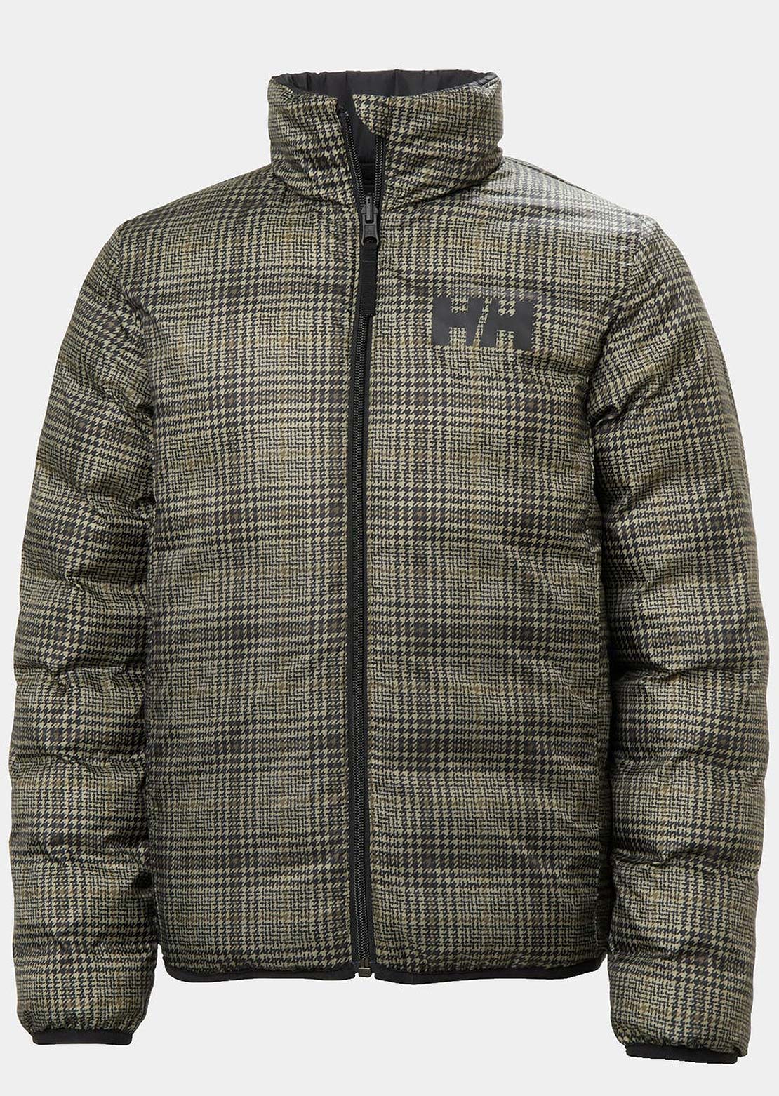 Helly Hansen Junior Marka Insulator Jacket Black Broxburn AOP