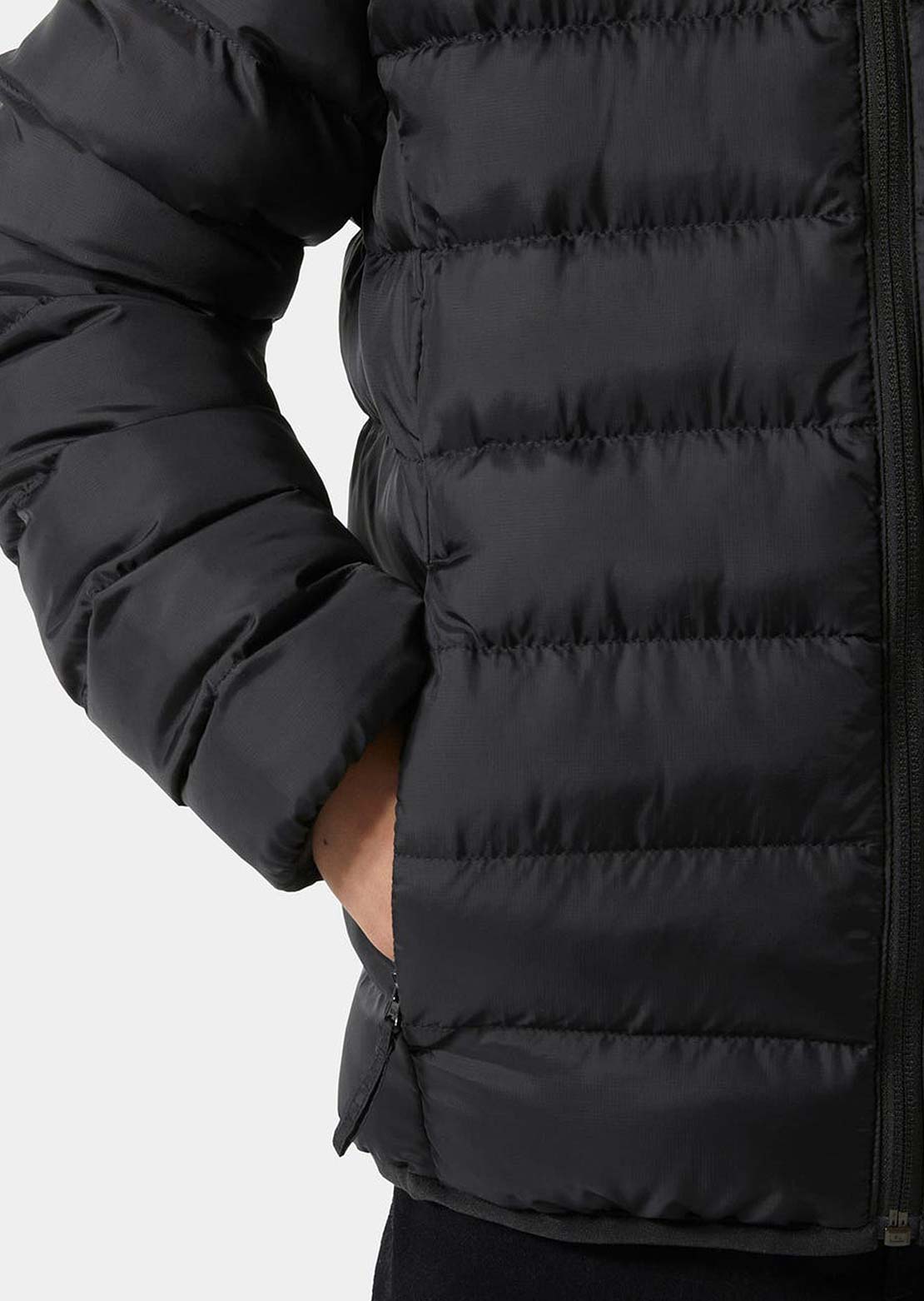Helly Hansen Junior Marka Insulator Jacket Black Broxburn AOP