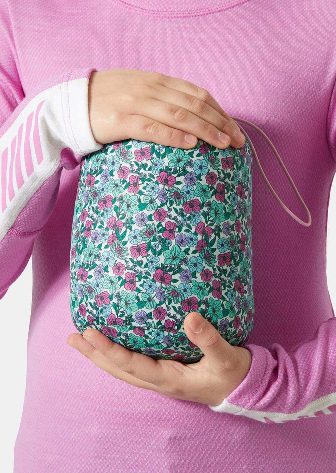 Helly Hansen Junior Marka Insulator Jacket Pink Lavender Floral AOP