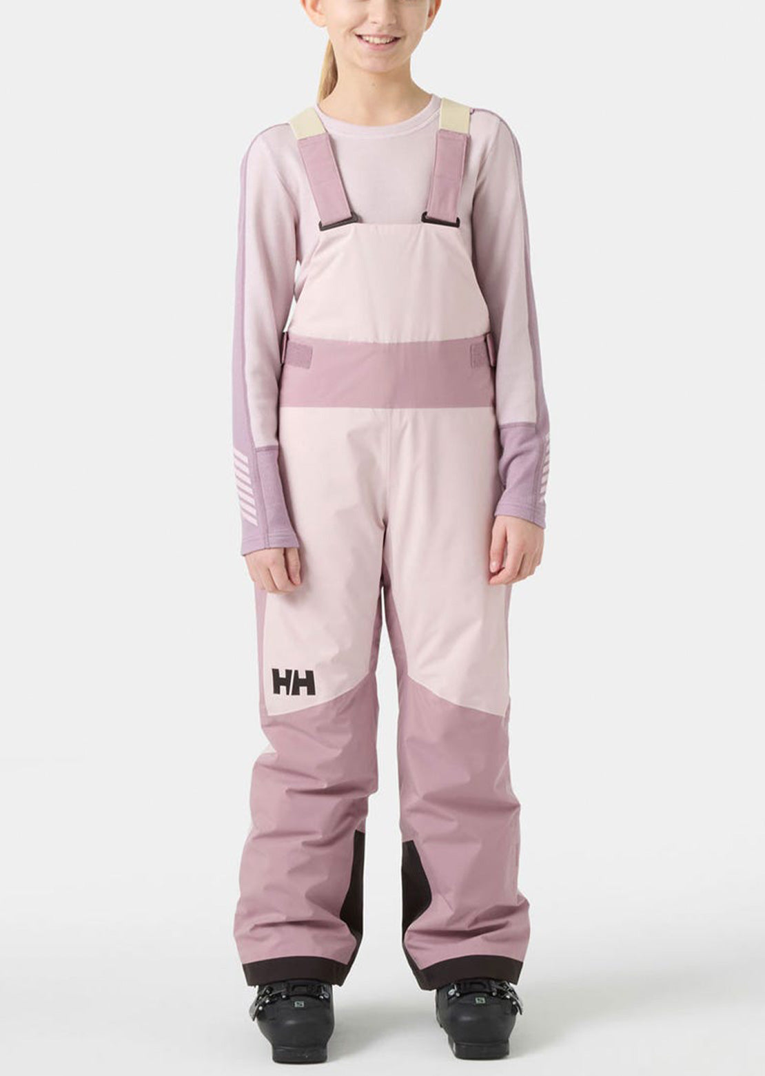 Helly Hansen Junior Stellar Bib Pants Purple Clay