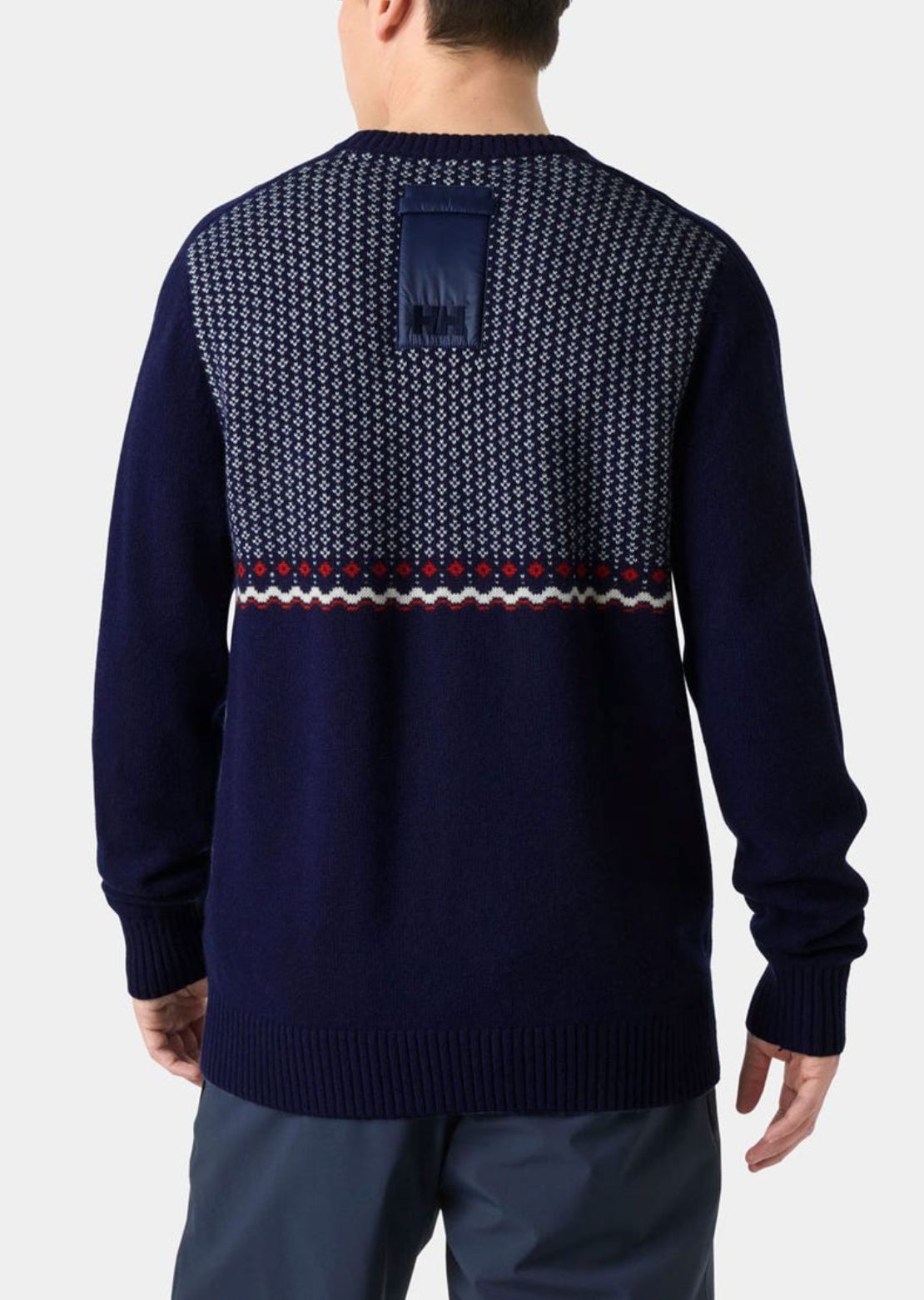 Helly Hansen Men's Afton Knit Sweater Navy Fairisle