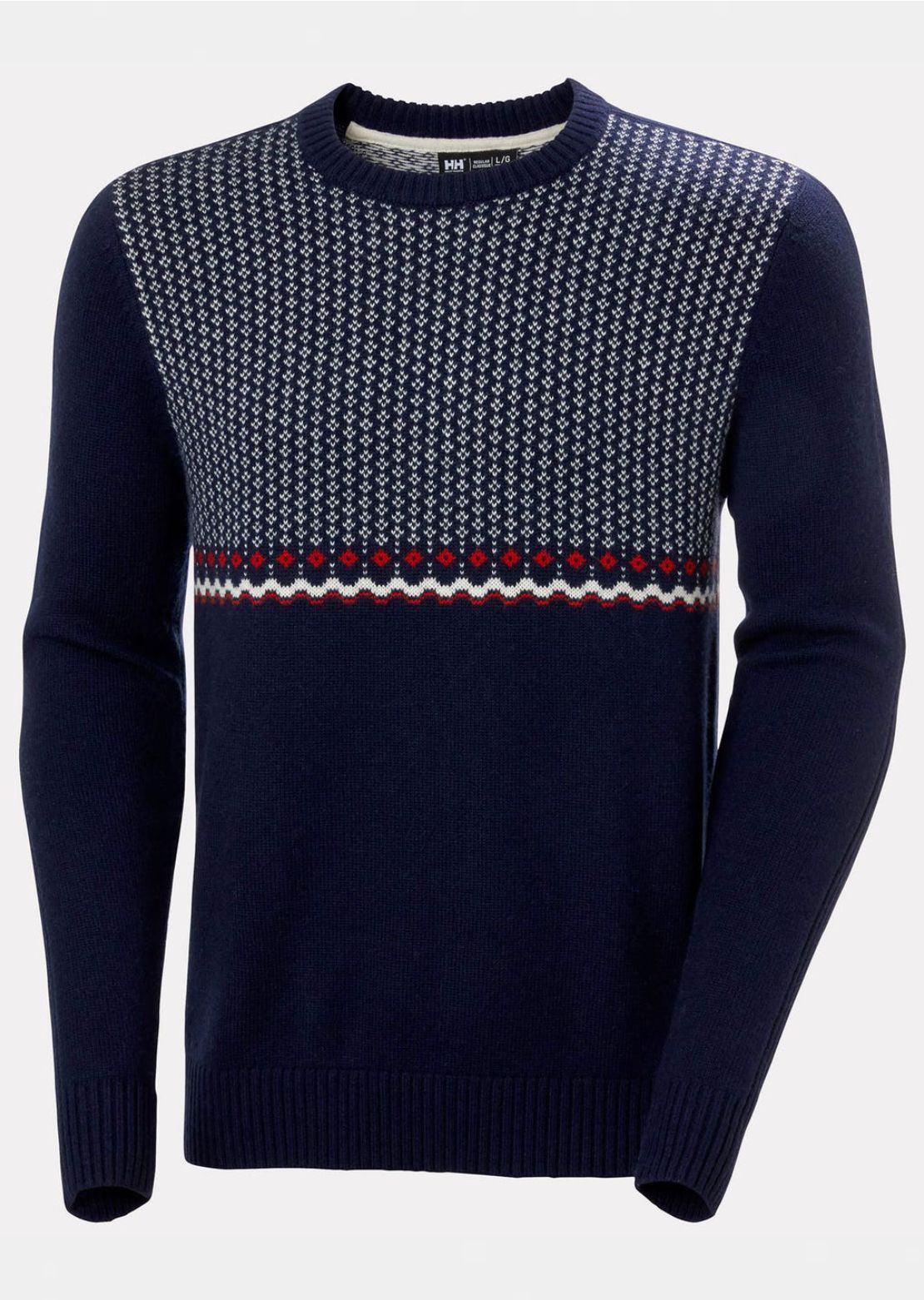 Helly Hansen Men's Afton Knit Sweater Navy Fairisle