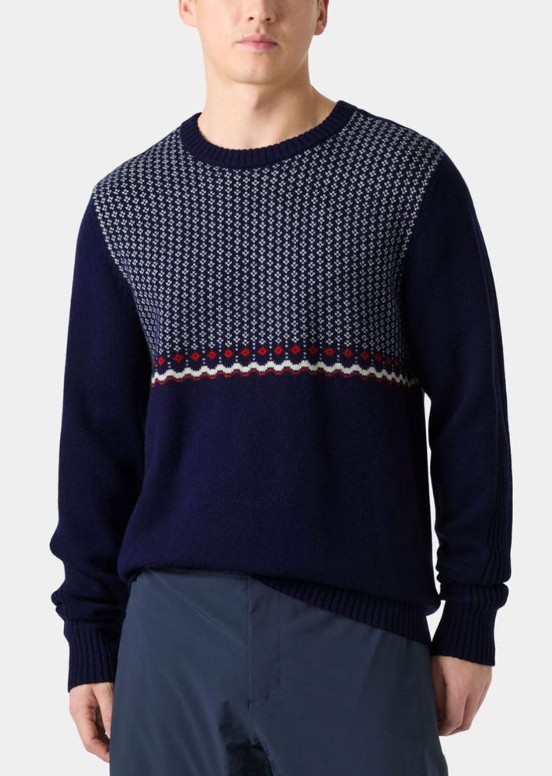 Helly Hansen Men's Afton Knit Sweater Navy Fairisle